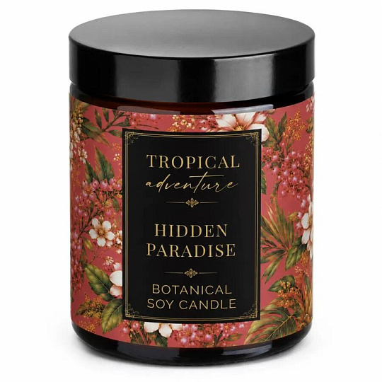 Soaphoria Botanische Sojakerze Hidden Paradise 210 ml Soaphoria Botanische Sojakerze Hidden Paradise 210 ml