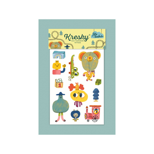 KRESKY temporäre Tattoos Kinderspielzeug 1 Stk.