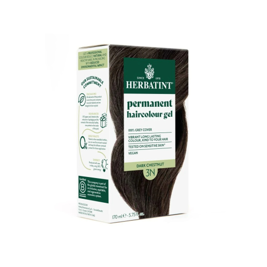 Herbatint Permanente Haarfarbe Dunkel Kastanie 3N Herbatint Permanente Haarfarbe Dunkel Kastanie 3N