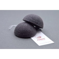 KONJAC Schwamm mit aktivierter Bambuskohle 1 Stk.