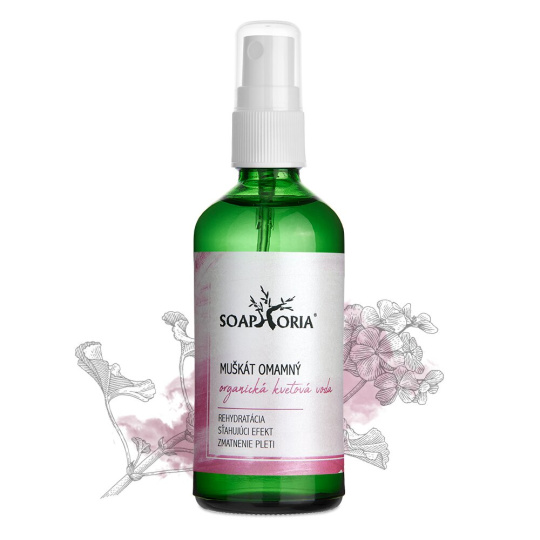 Soaphoria Muskatellersalbei organisches Blütenwasser Akne und Mitesser 100 ml