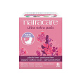 NATRACARE Menstruationsbinden Ultra Extra Long mit Flügeln 8 Stk.
