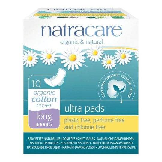 NATRACARE Menstruationsbinden Ultra Long mit Flügeln 10 Stk. NATRACARE Menstruationsbinden Ultra Long mit Flügeln 10 Stk.