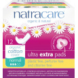NATRACARE menstruační vložky ultra extra regular s křidélky 12 ks