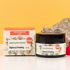 Kvitok Sanftes Hagebutten-Peeling für trockene/empfindliche Haut 30 ml Ablaufdatum 6/26