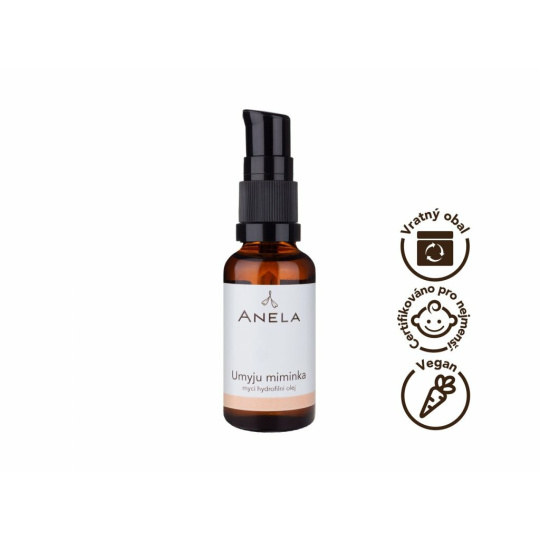 Anela Wasche Babys mit reinigendem hydrophilen Öl Anela Wasche Babys mit reinigendem hydrophilen Öl