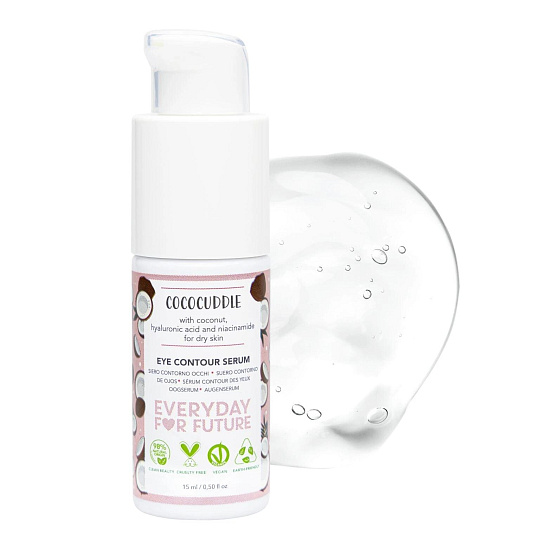 Everyday For Future Kokos-Augenserum mit Hyaluronsäure Cococuddle 15 ml