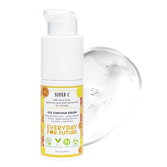 Everyday For Future Vitamin-Augenserum mit Hyaluronsäure Super C 15 ml Everyday For Future Vitamin-Augenserum mit Hyaluronsäure Super C 15 ml