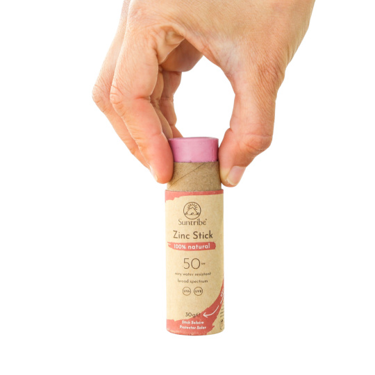 Suntribe Zink-Sonnenstick SPF 50 Pretty Pink 30 g Suntribe Zink-Sonnenstick SPF 50 Pretty Pink 30 g