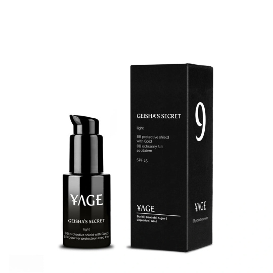 Yage BB-Creme Geisha Secret mit Gold und SPF 15 gegen Pigmentierung Farbton Light 30 ml Yage BB-Creme Geisha Secret mit Gold und SPF 15 gegen Pigmentierung Farbton Light 30 ml