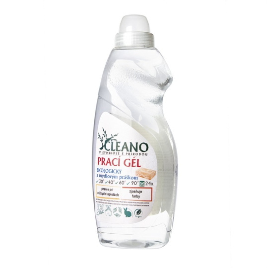 Cleano Ökologisches Waschgel mit Seifenpulver 1,5 l