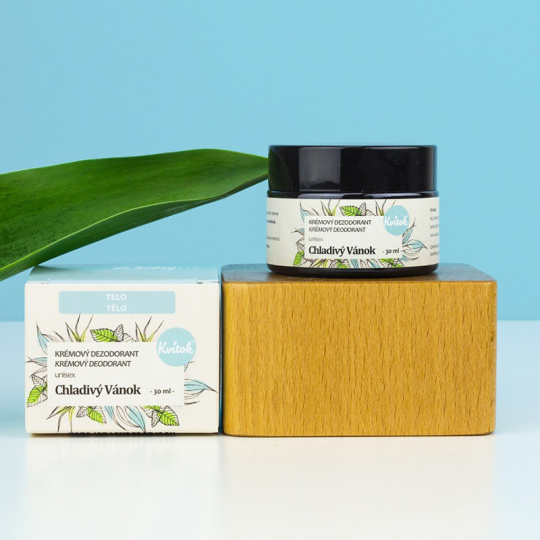 Kvitok Sanftes Creme-Deodorant Kühlende Brise 30 ml