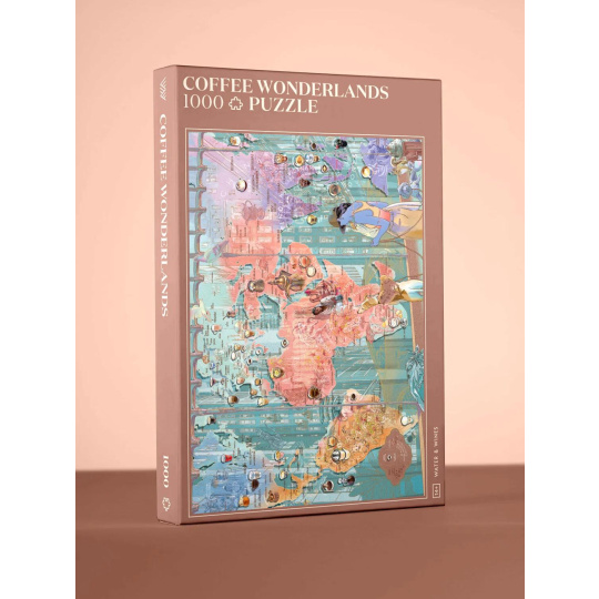 Water and Wines Puzzle Welt des Kaffees 1000 Teile