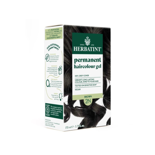 Herbatint Permanente Haarfarbe Braun 2N