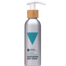 Myrro Feuchtigkeitsspendende Körperlotion Jasmin und Sandelholz 150 ml nach Ablaufdatum 11/25