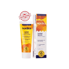 Nordics Natürliche remineralisierende Whitening Zahnpasta Super White 75 ml