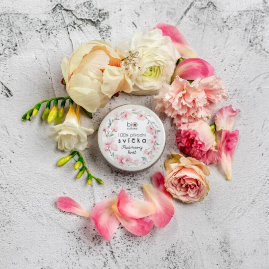 Biorythme Extravagante natürliche Kerze Kirschblüte 70 g