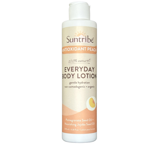Suntribe Organische Körperlotion für den täglichen Gebrauch mit Antioxidantien Pfirsich 200 ml Suntribe Organische Körperlotion für den täglichen Gebrauch mit Antioxidantien Pfirsich 200 ml