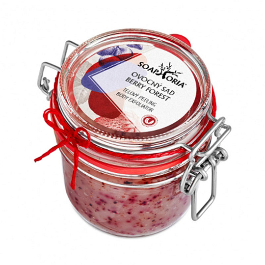 Soaphoria Organisches Salz-Körperpeeling Obstgarten 255 ml Verfallsdatum 12.12.2026