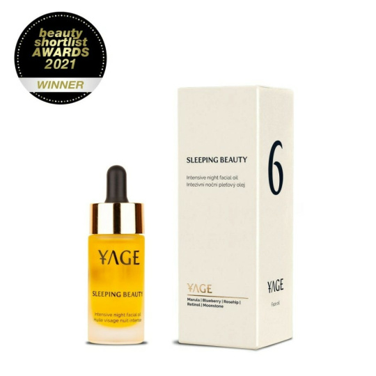 Yage č. 6 Noční olejové sérum s retinolem proti vráskám Sleeping Beauty 15 ml Yage č. 6 Noční olejové sérum s retinolem proti vráskám Sleeping Beauty 15 ml