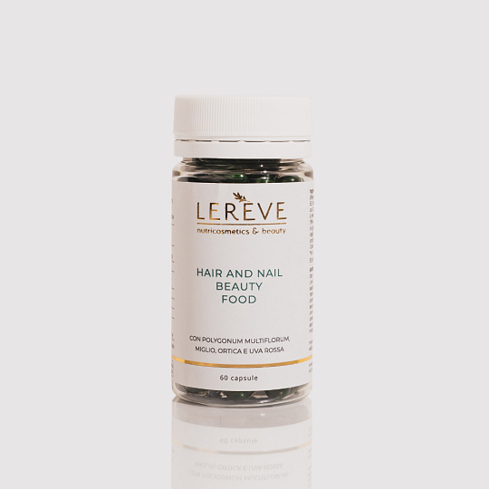 Lereve Beauty Food Nahrungsergänzungsmittel für gesundes Haar und Nägel 60 Kapseln Verfallsdatum 5/26 Lereve Beauty Food Nahrungsergänzungsmittel für gesundes Haar und Nägel 60 Kapseln Verfallsdatum 5/26