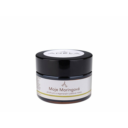 Anela Meine Moringa beruhigende und regenerierende Gesichtsmaske 30 ml Ablaufdatum 8/26