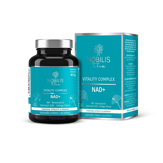 Nobilis Tilia Unterstützung von Energie und Vitalität Vitality Complex NAD+ 60 Stk.