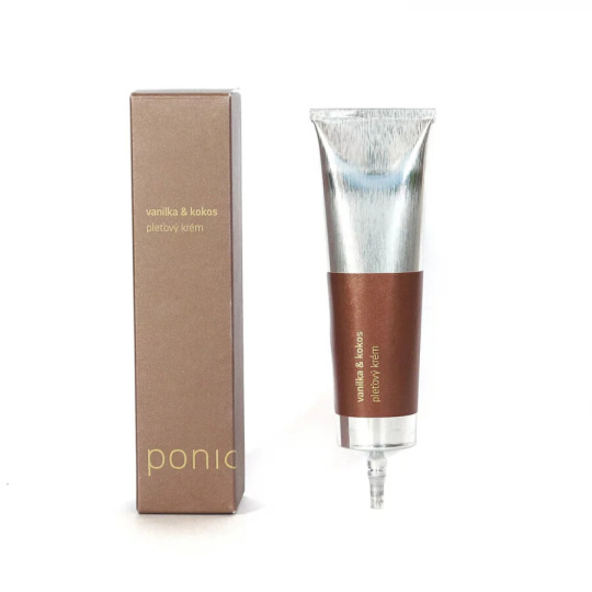 PONIO Gesichtscreme Vanille und Kokos 50 ml