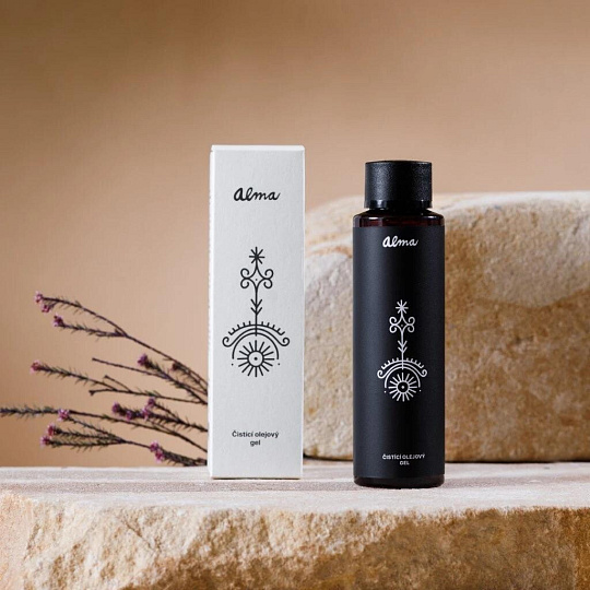 Alma Reinigendes Ölgel mit Malachit, Abyssinischem Öl und Aloe vera 100 ml Alma Reinigendes Ölgel mit Malachit, Abyssinischem Öl und Aloe vera 100 ml