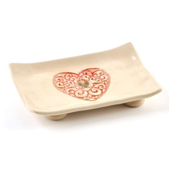 Musk Seifenschale rotes Herz 1 Stk.