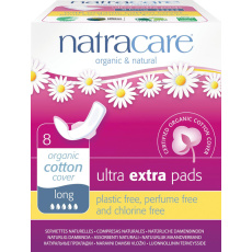 NATRACARE Menstruationsbinden Ultra Extra Long mit Flügeln 8 Stk. NATRACARE Menstruationsbinden Ultra Extra Long mit Flügeln 8 Stk.