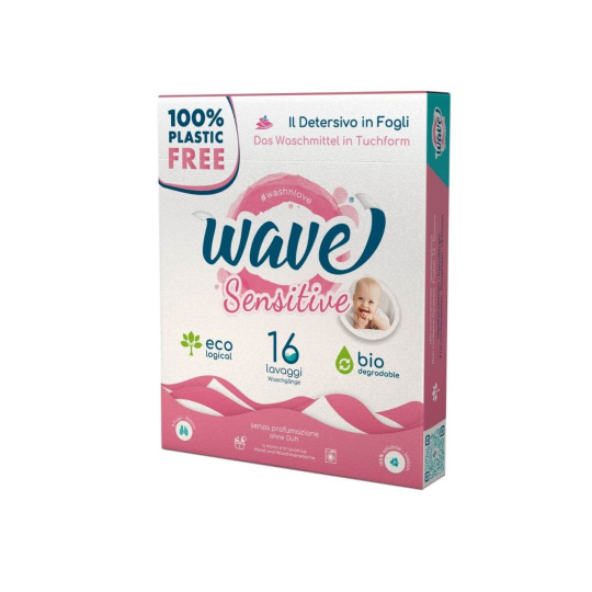 Wave Waschstreifen Sensitive ohne Duft für 16 Wäschen