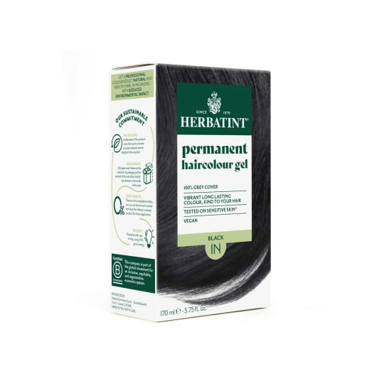 Herbatint Permanente Haarfarbe Schwarz 1N Herbatint Permanente Haarfarbe Schwarz 1N