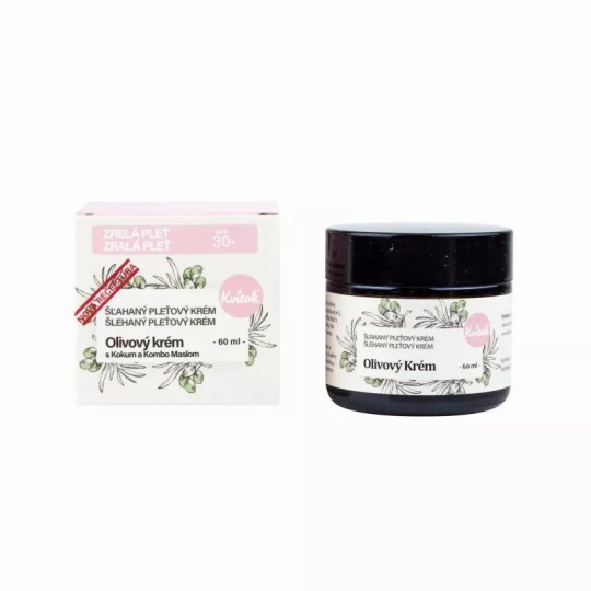 Kvitok Olivencreme mit Kokum- und Kombobutter für reife Haut ab 30 Jahren 60 ml