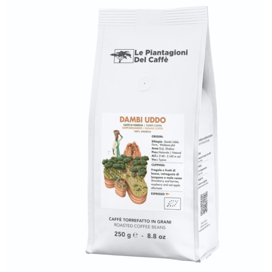 LE PIANTAGIONI DEL CAFFE Dambi Uddo 100% Arabica Einzelsorte 250 g