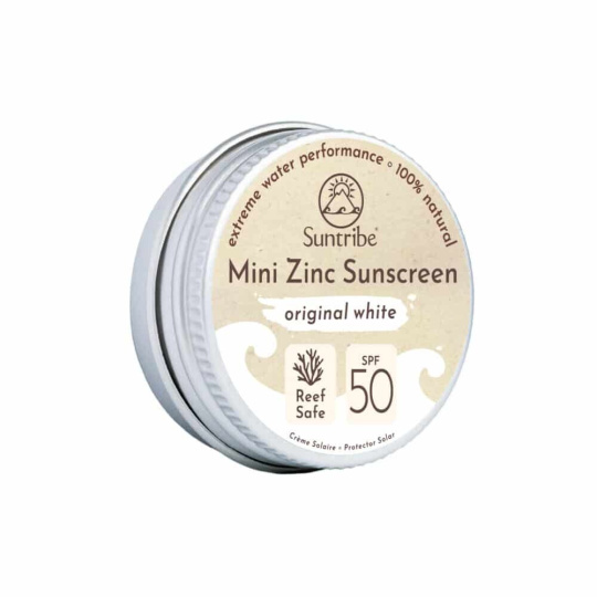 Suntribe Natürliche Zink-Sonnencreme SPF 50 Weiß 15 g