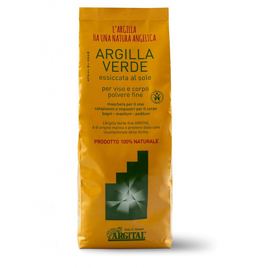 Argital Grüner Ton, sonnengetrocknet, 1 kg Argital Grüner Ton, sonnengetrocknet, 1 kg