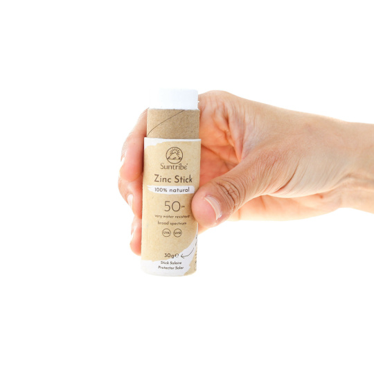 Suntribe Zink-Sonnencreme Stick SPF 50 Weiß 30 g Suntribe Zink-Sonnencreme Stick SPF 50 Weiß 30 g
