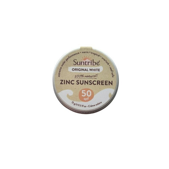 Suntribe Natürliche Zink-Sonnencreme SPF 50 Weiß 15 g Suntribe Natürliche Zink-Sonnencreme SPF 50 Weiß 15 g
