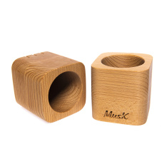 MUSK Holzbecher für Zahnbürste 1 Stk.