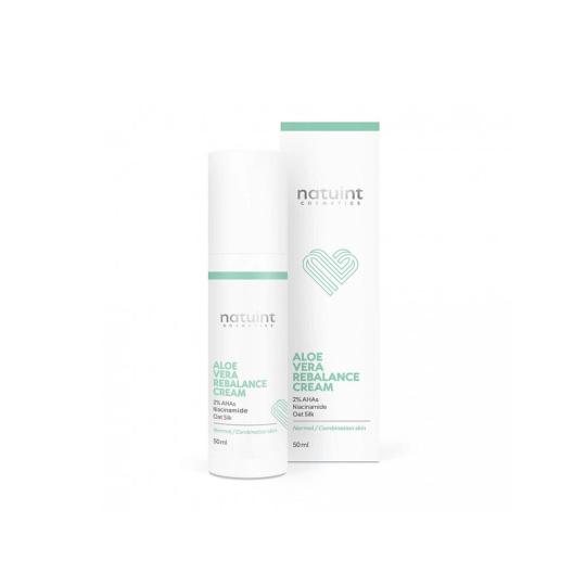 Natuint Cosmetics Gesichtscreme mit Aloe Vera und Seide 50 ml
