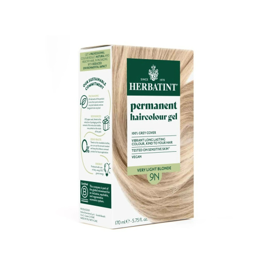 Herbatint Permanente Haarfarbe Honigblond 9N