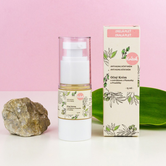 Kvitok Augencreme mit Extrakt aus Augentrost und Schachtelhalm 15 ml Kvitok Augencreme mit Extrakt aus Augentrost und Schachtelhalm 15 ml