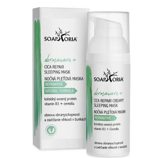 Soaphoria Dermacare Cica Repair noční regenerační maska Vitamin B3 a Centella 50 ml expirace 12.9.2026