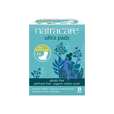 NATRACARE Menstruationsbinden Ultra Regular mit Flügeln 14 Stk.