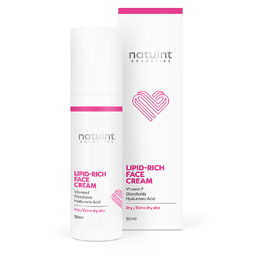 Natuint Cosmetics Nährende Gesichtscreme mit Lipiden 50 ml Ablaufdatum 6/26
