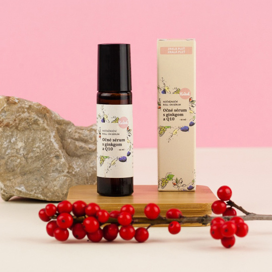 KVITOK Roll-on Augenserum mit Ginkgo und Q10 10 ml