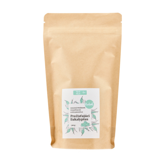Kvitok Magisches Badeschaumpulver Reinigender Eukalyptus 300 g