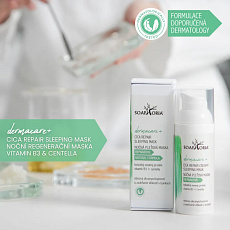 Soaphoria Dermacare Cica Repair nächtliche regenerierende Maske Vitamin B3 und Centella 50 ml Verfallsdatum 12.9.2026