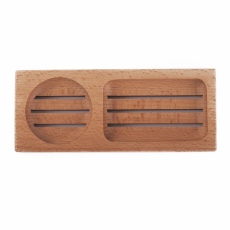 Musk Seifenschale mit Shampoo aus Holz 1 Stk.